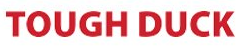 The word tough duck is written in red on a white background.