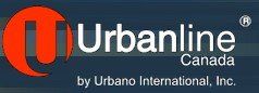 A logo for urbanline canada by urbano international inc.