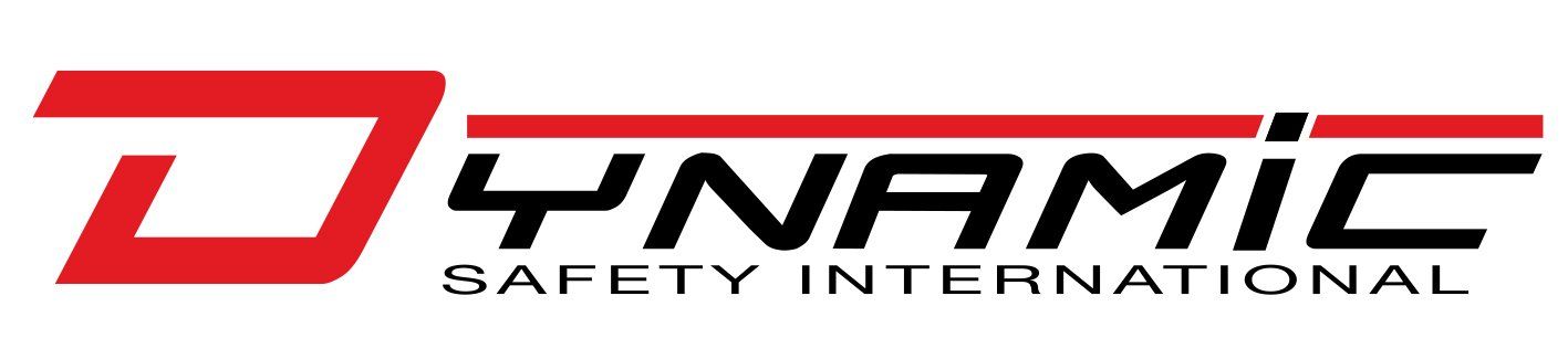 The dynamic safety international logo is red and black