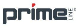 The logo for prime line is black and red on a white background.