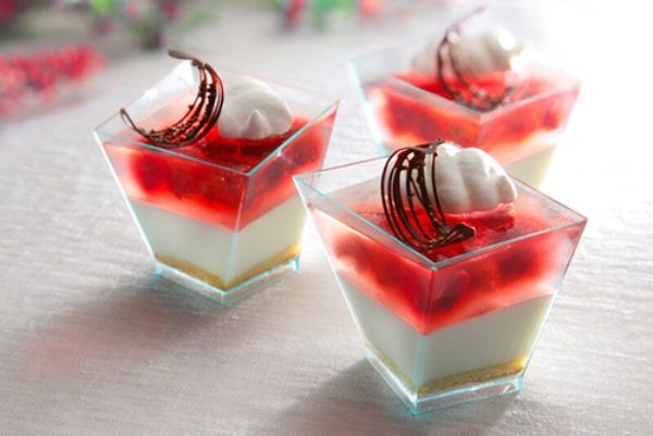 Pannacotta con gelatina