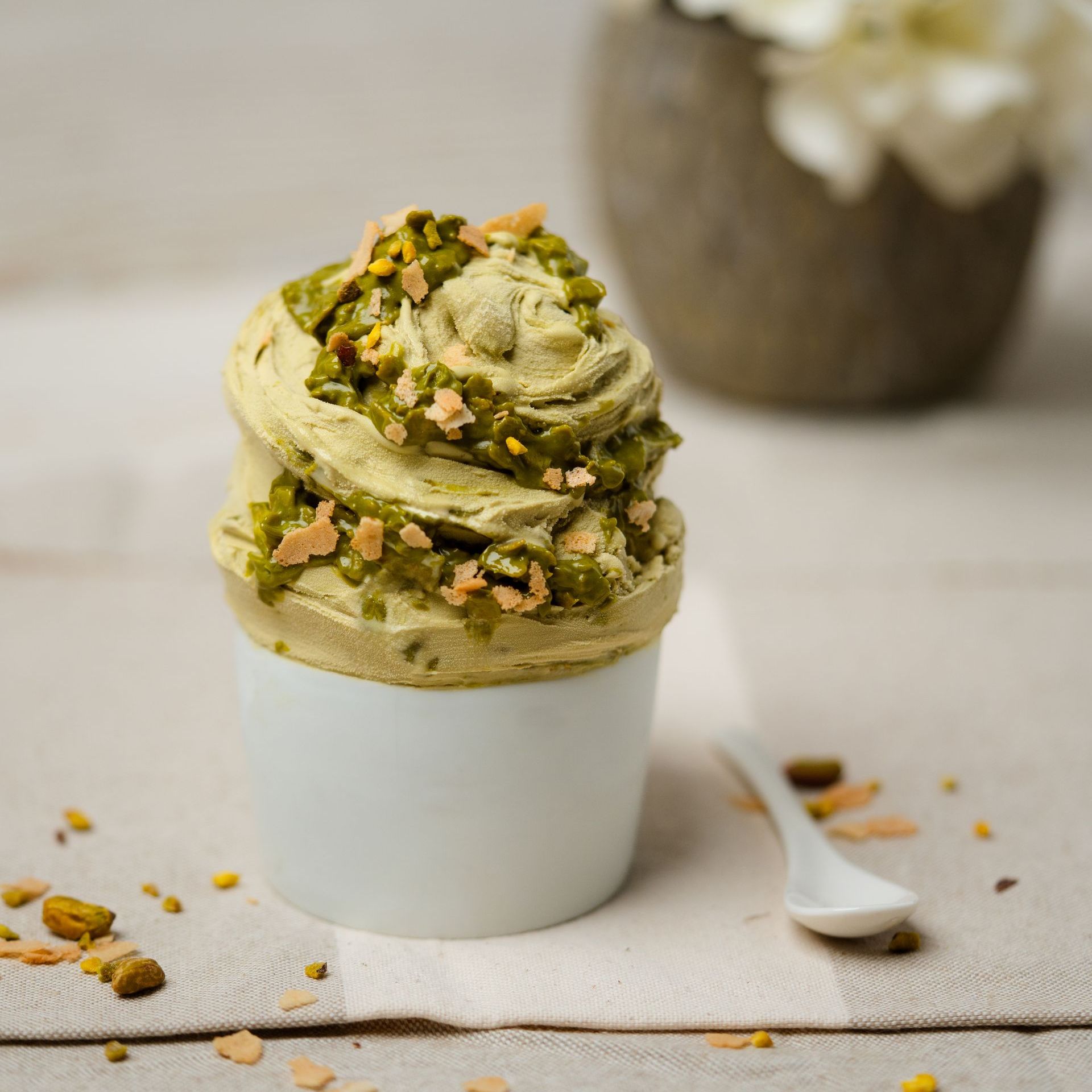 Tortina gelato alle nocciole