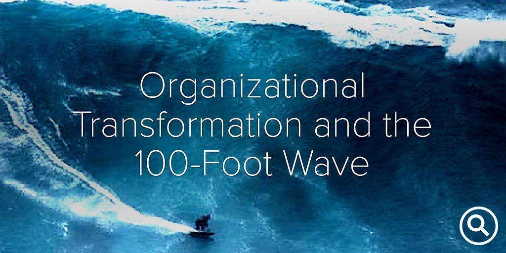 Organizational Transformation and the 100-Foot Wave