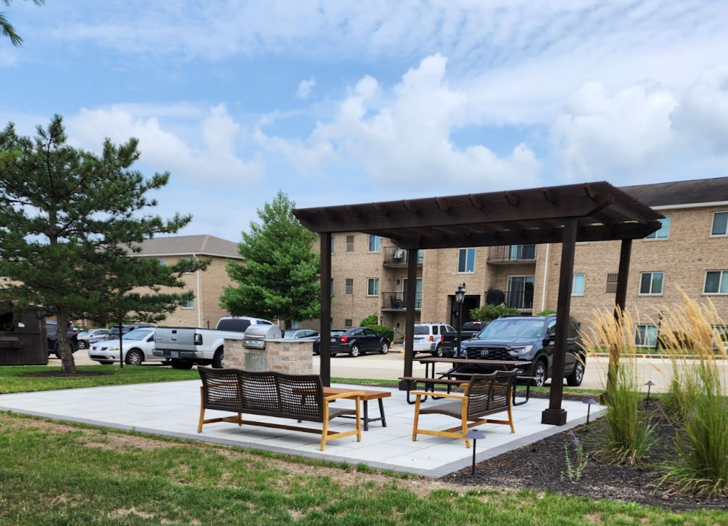 Image of the outdoor sitting area