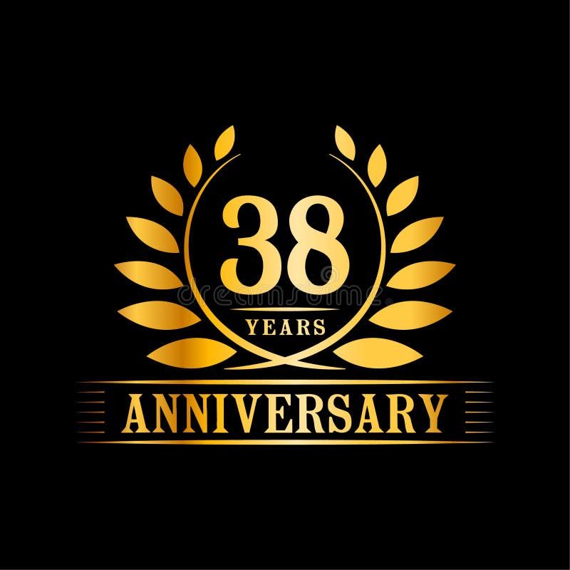 38th anniversary logo