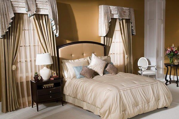 Bedroom Draperies — Shades and Blinds Gallery in Louisville, KY