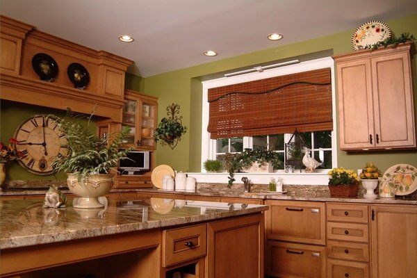 Window blinds in a kitchen — Shades and Blinds Gallery in Louisville, KY