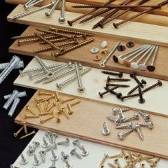 Viti in acciaio e ottone