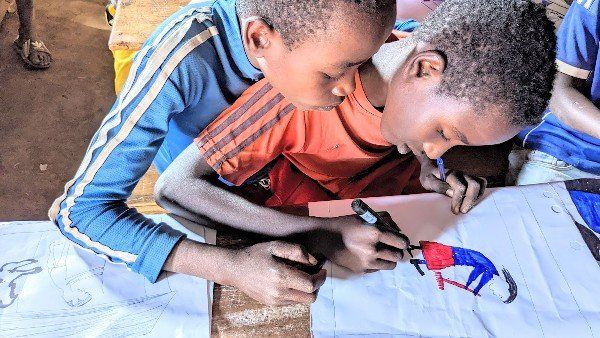 エチオピアの小学生