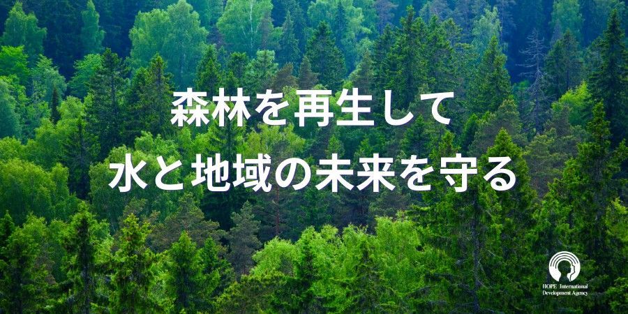 森林を再生して水と地域の未来を守る