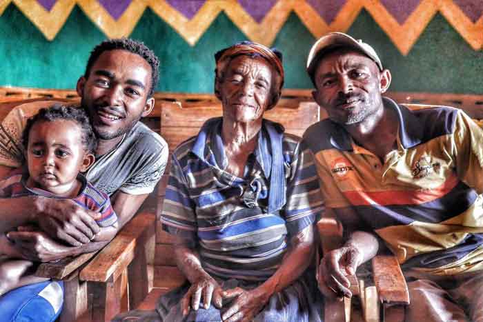 Four generations in Ethiopia