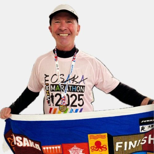 大阪マラソン2026 チャリティランナーのグラントさんを応援しよう