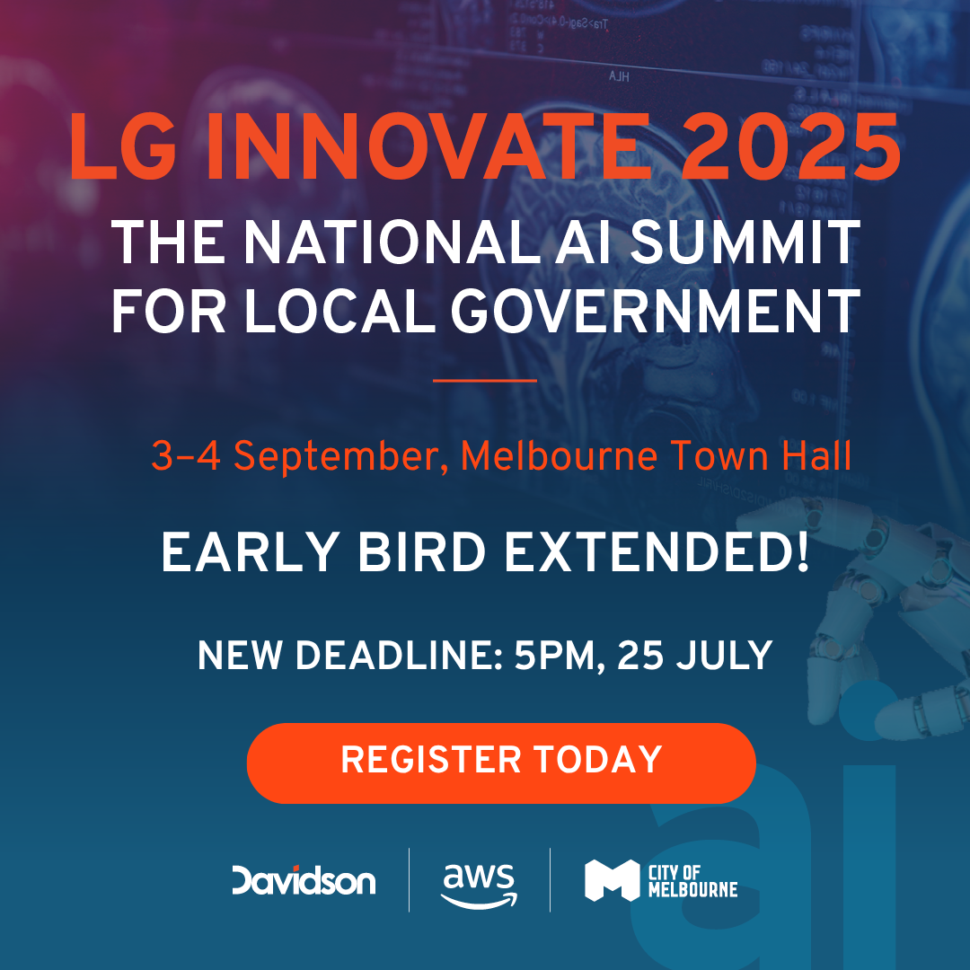 LG Innovate 2025 - National AI Summit for Local Government banner