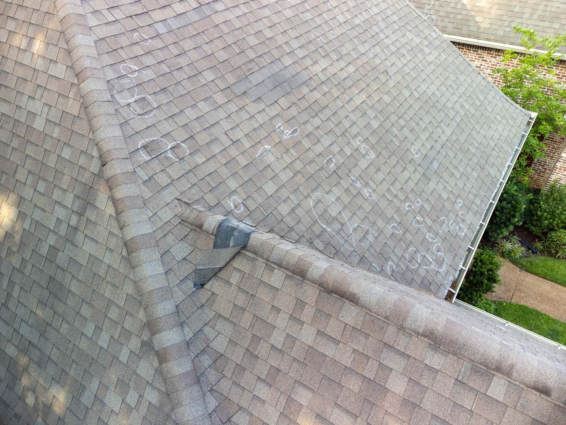 Hail Storm Damage on Roof