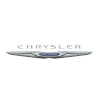 The chrysler logo is on a white background.