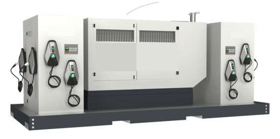 A machine with a lot of wires attached to it