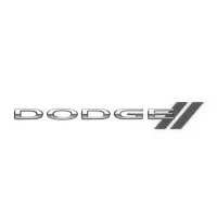 A dodge logo on a white background.