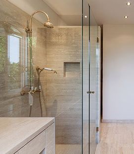 Bathroom with Glass Made Shower - Shower Enclosures in Dover, NH