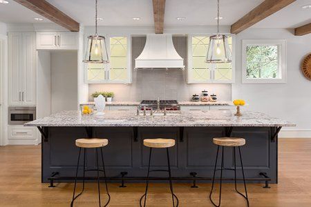 Kitchen Cabinets — Kitchen in New Luxury home in Jacksonville Fl