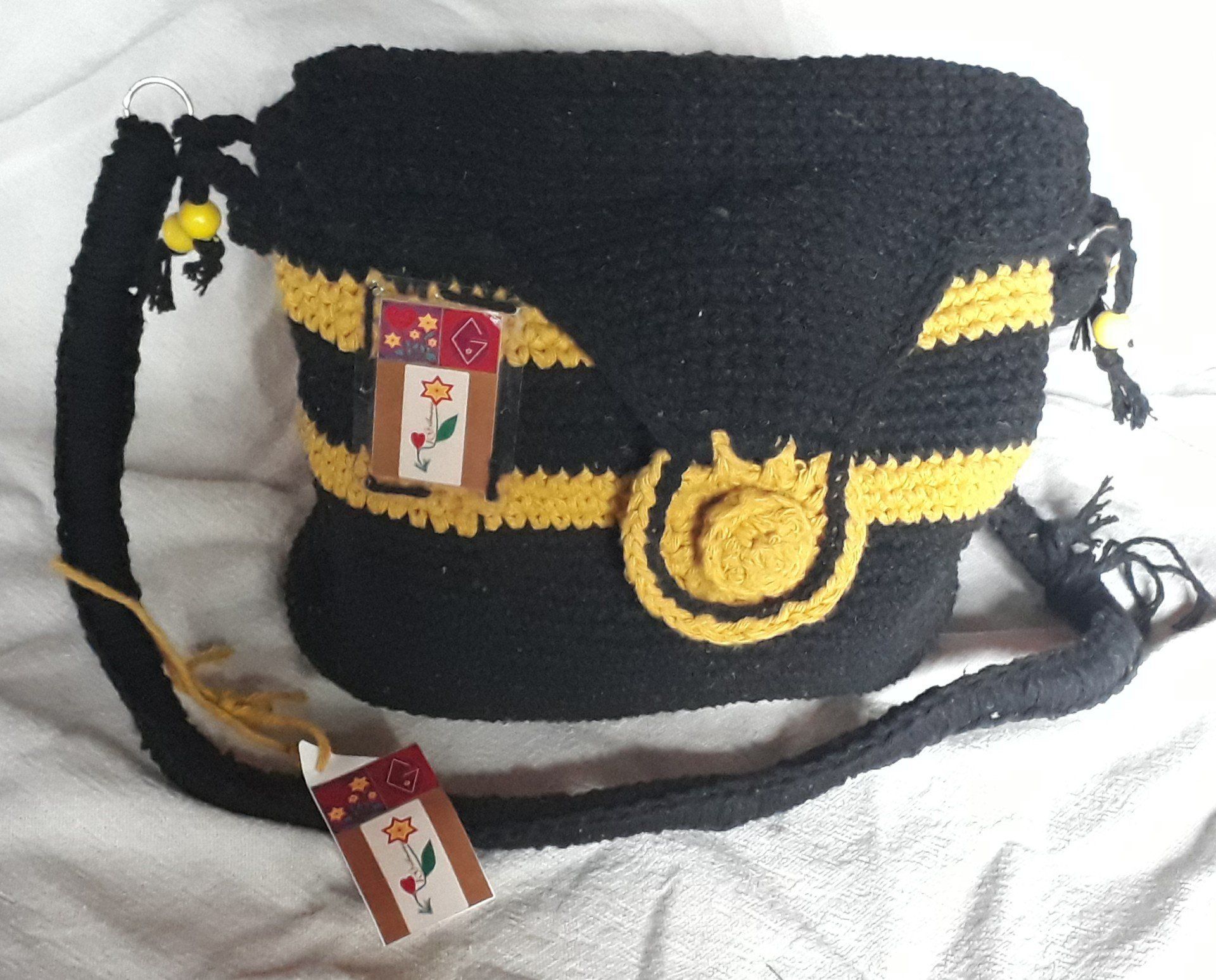 Bolsas de croche.