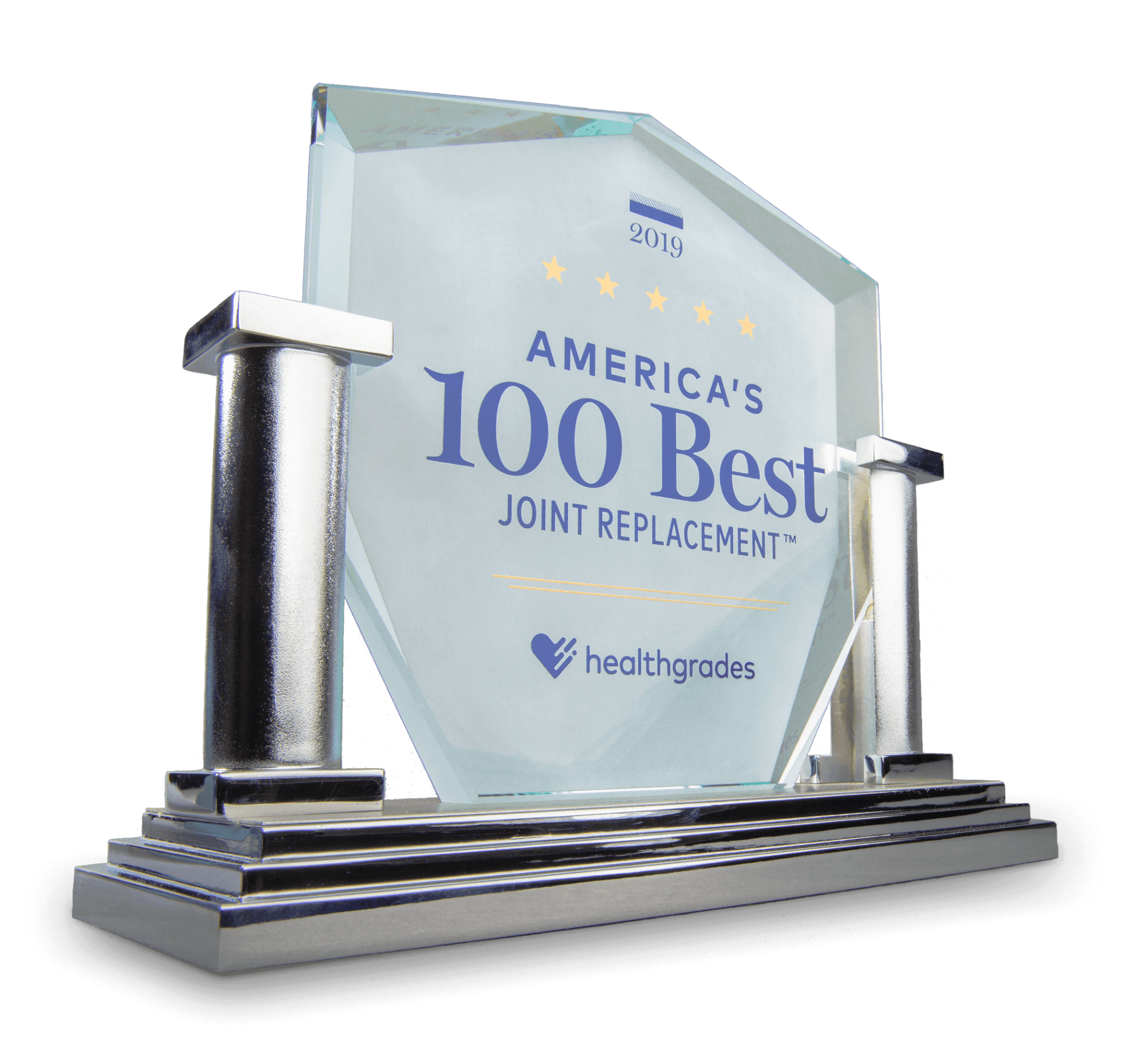 Kansas Surgery and Recovery Center's America's one-hundred best Joint Replacement  Award was given by Healthgrades for twenty-nineteen