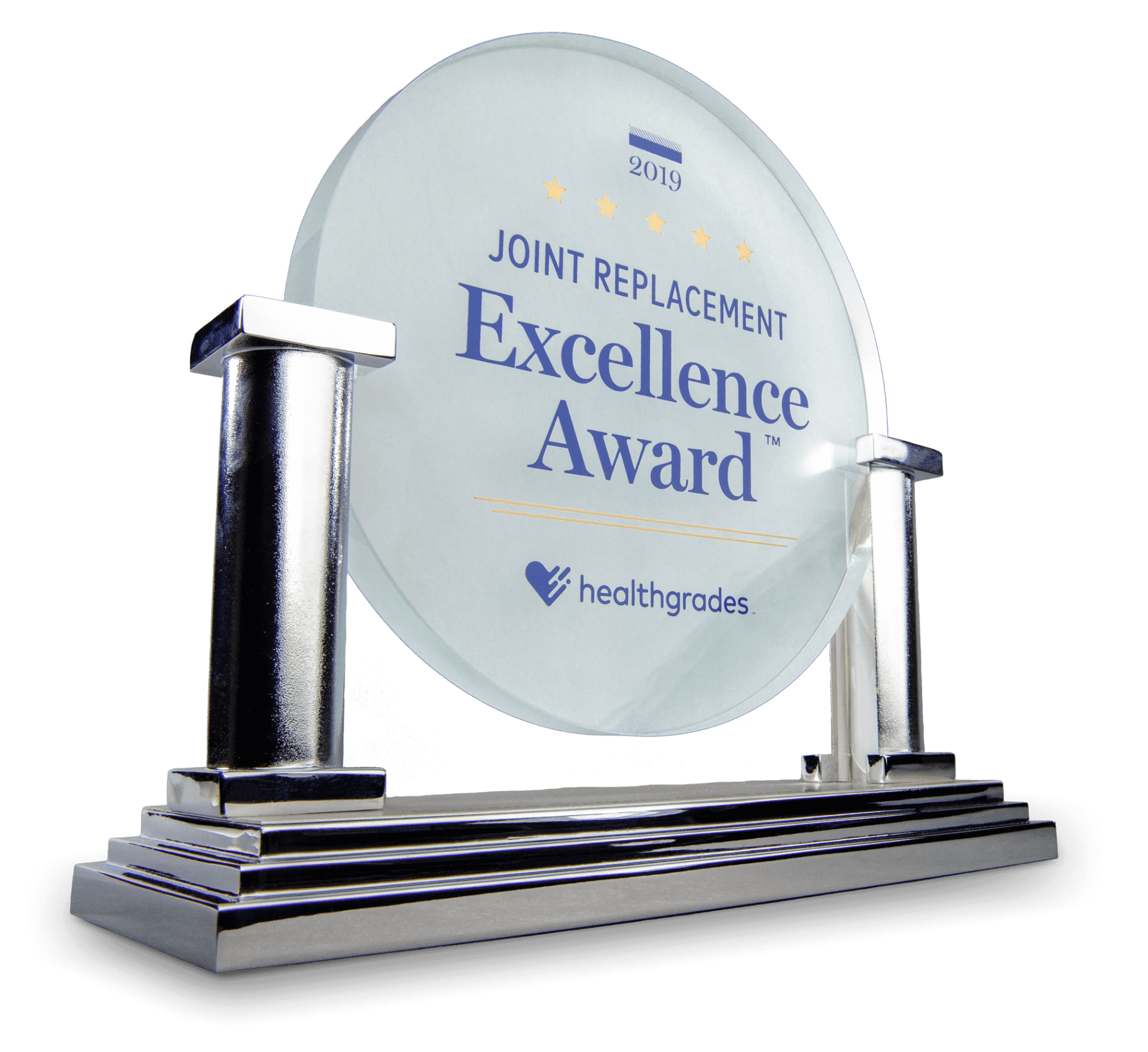 Kansas Surgery and Recovery Center's Joint Replacement Excellence Award was given by Healthgrades for twenty-nineteen