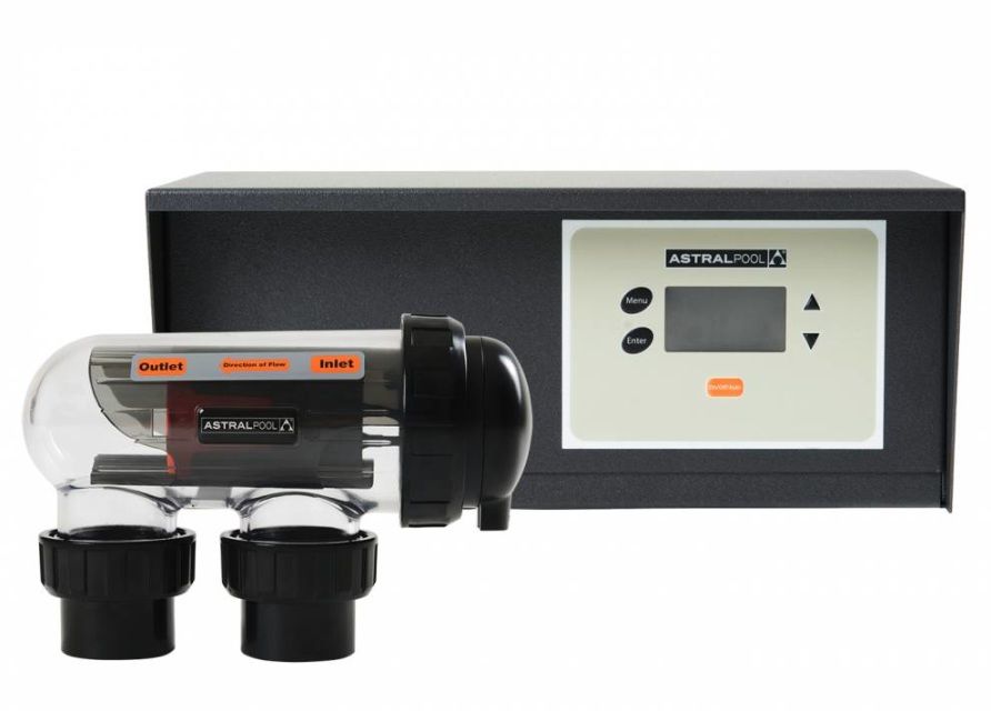 A Black Box With a Digital Display on It — Tweed Coast Pool Care in Robina, QLD