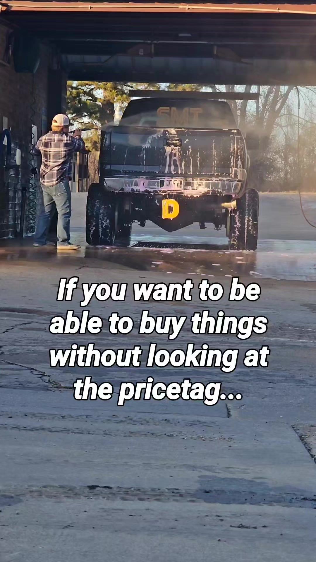 If you want to be able to buy things without looking at the pricetag ...