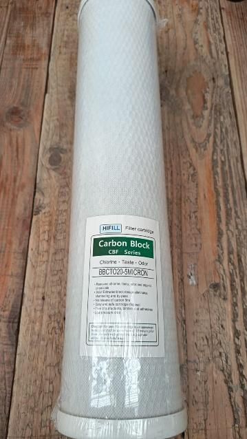 Filtro de carbón bloque Big Blue 20x5 micrones