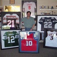 Jersey Shirts in Frame — Medford, NJ — Hawthorne Gallery & Frame Shop