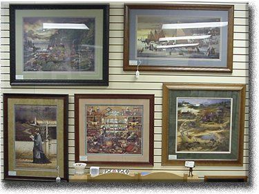 Picture Frames Samples in a Workshop — Medford, NJ — Hawthorne Gallery & Frame Shop