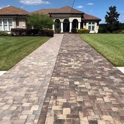 Before and After Image of a Residential Driveway