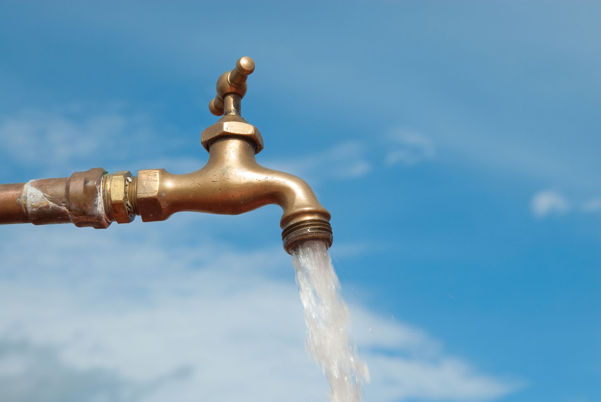 Water Foucet With Water After Work From a Water Well Contractor | Melbourne, FL - Jones' Pumps