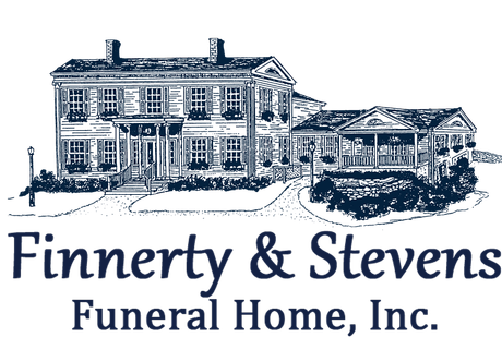 The logo for sample funeral home is shown on a white background.
