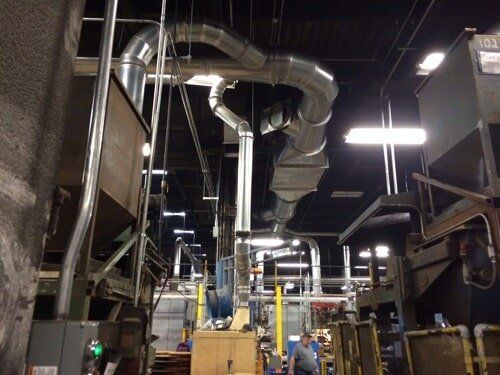 Phase 11 fan duct system - Industrial Contractors in Peoria, IL