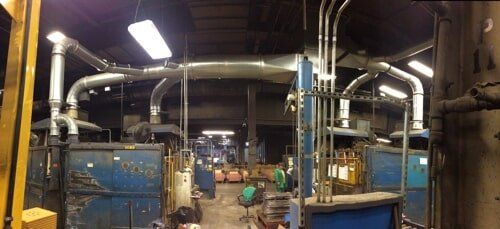 North fan duct system - Industrial Contractors in Peoria, IL