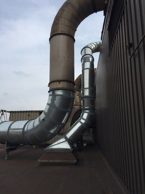 Old Ventilation Pipe - Industrial Contractors in Peoria, IL