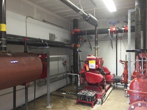 Water Cooling System Room - Industrial Contractors in Peoria, IL