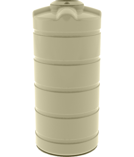 1000L Round Water Tank - Beige