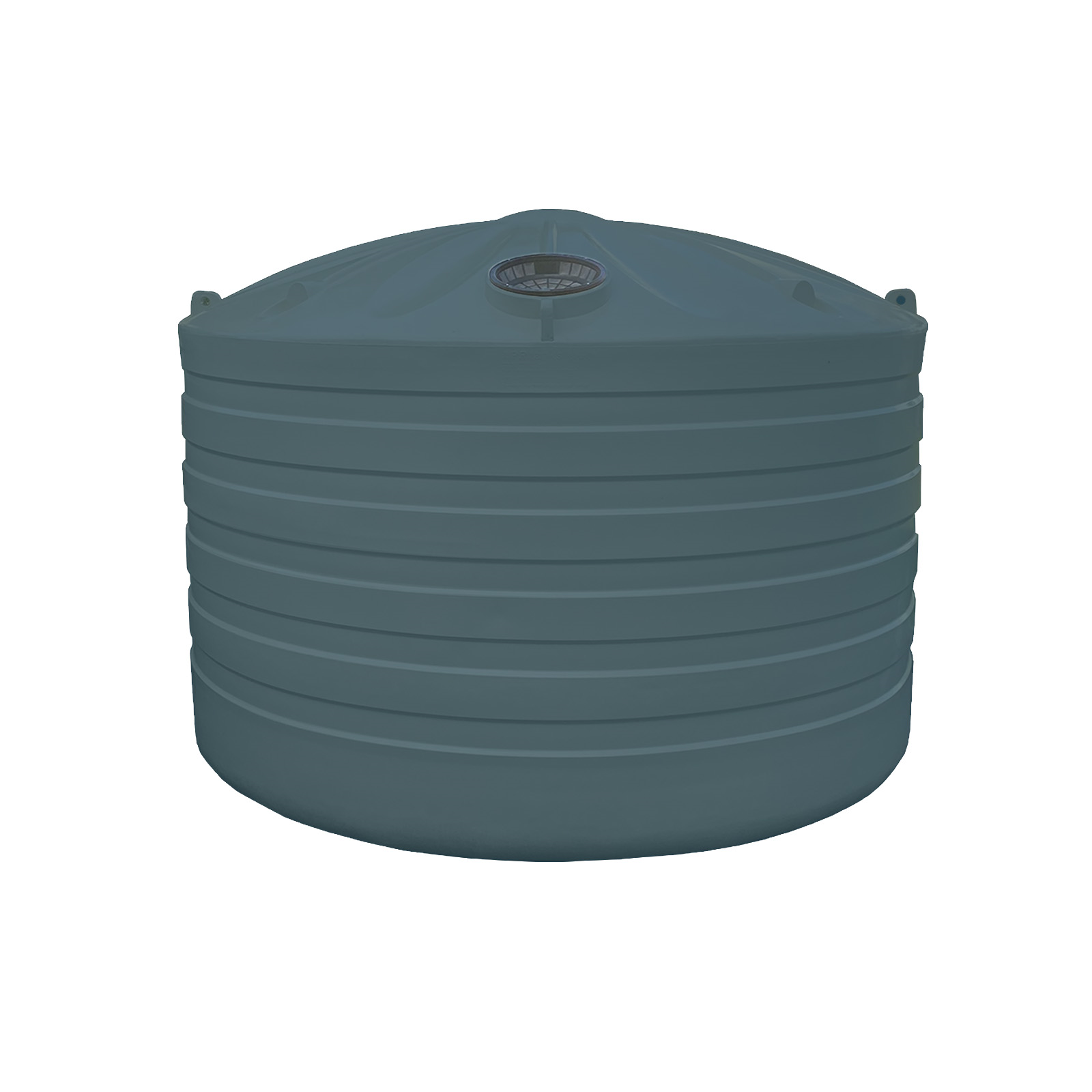 15,000L Round Water Tank - Mountain Blue