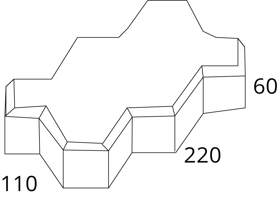 Esse Pavers - 220x110x60mm