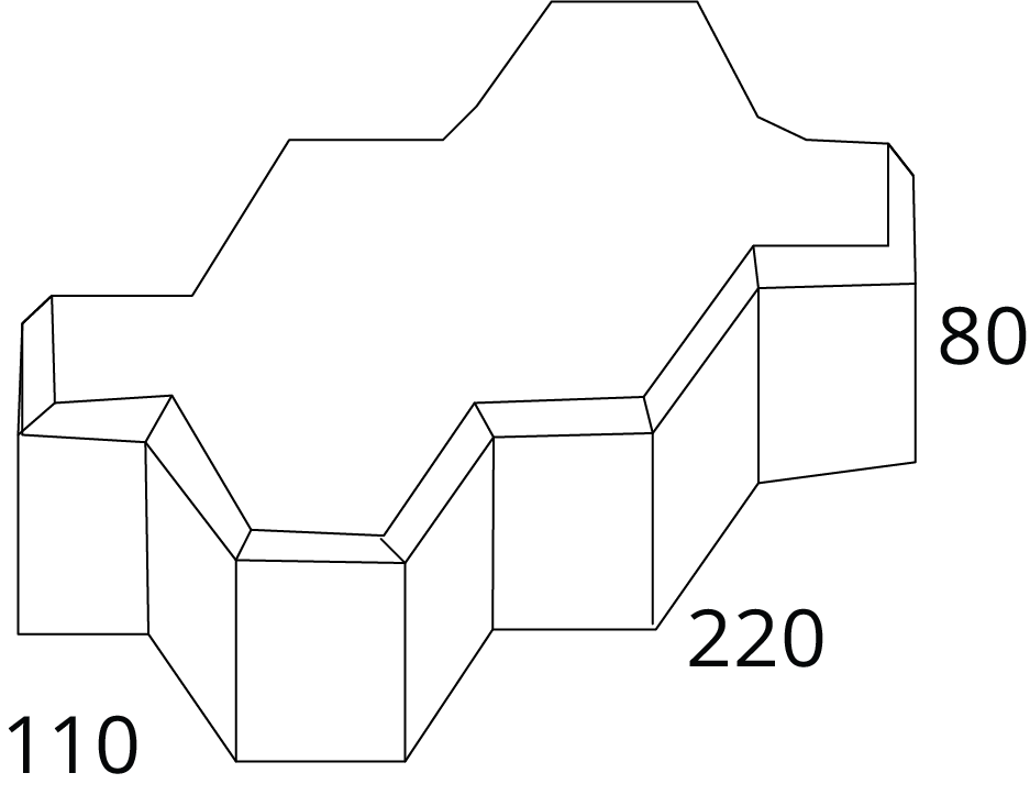 Esse Pavers - 220x110x80mm