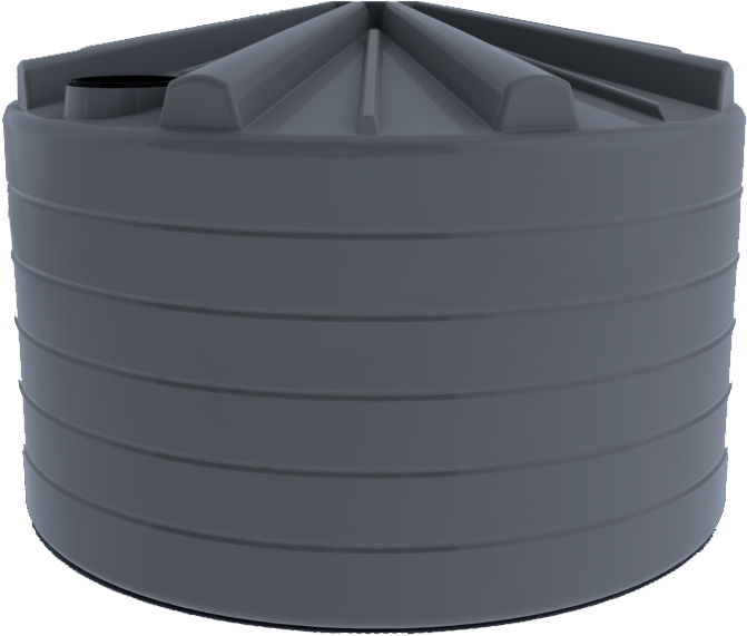 22,500L Round Water Tank - Mountain Blue