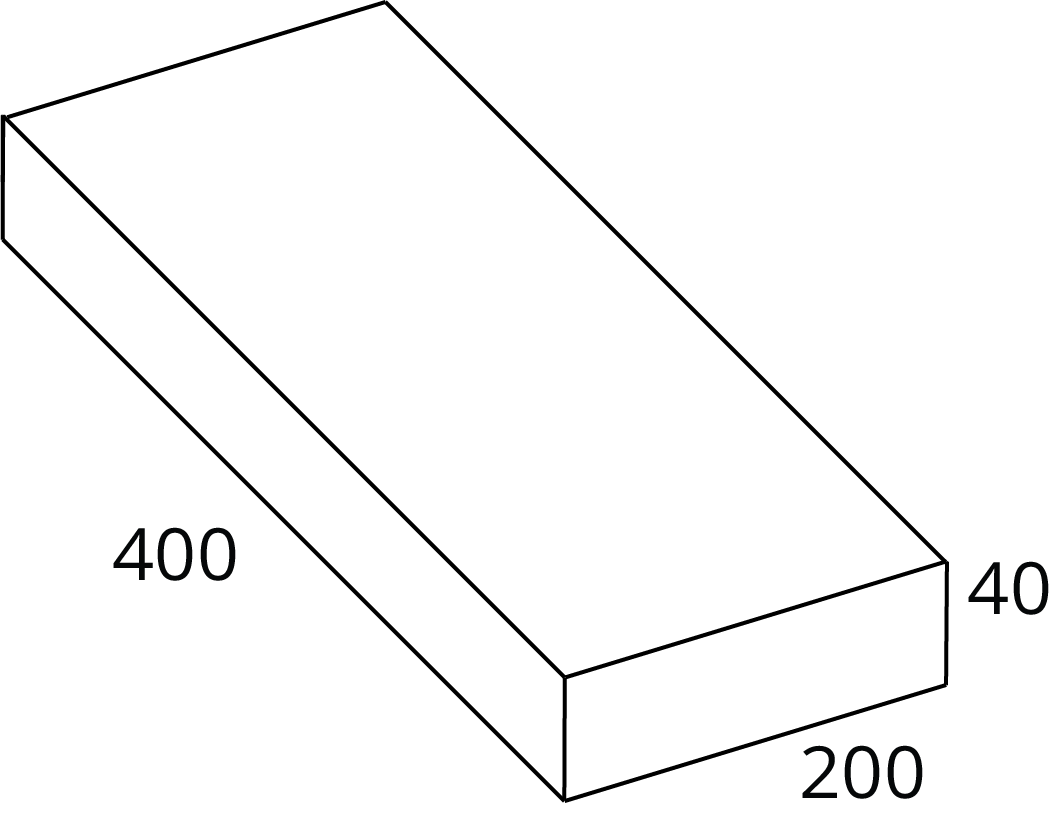 Havenslab - 400x200x40