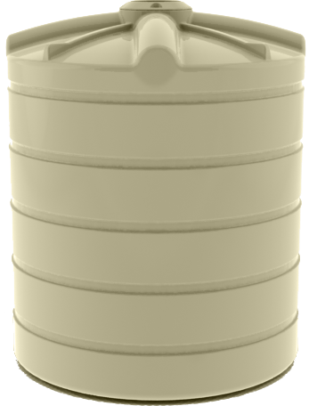 5400L Round Tank - Beige