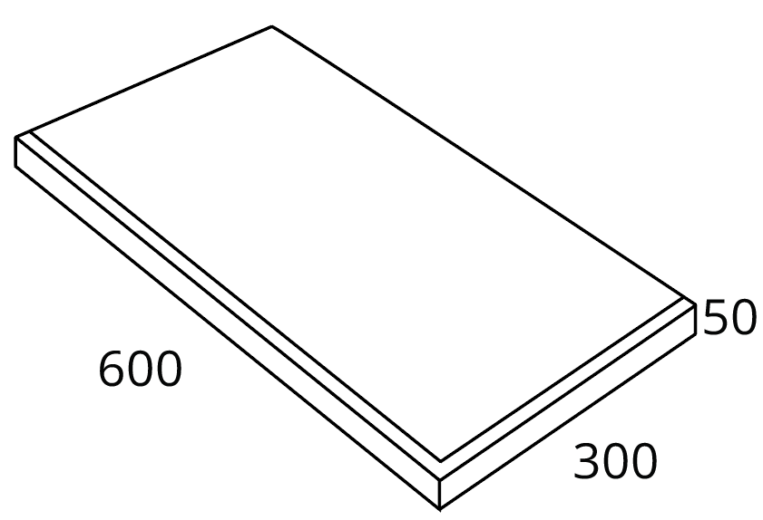 Large Format 300x600 - Dimension