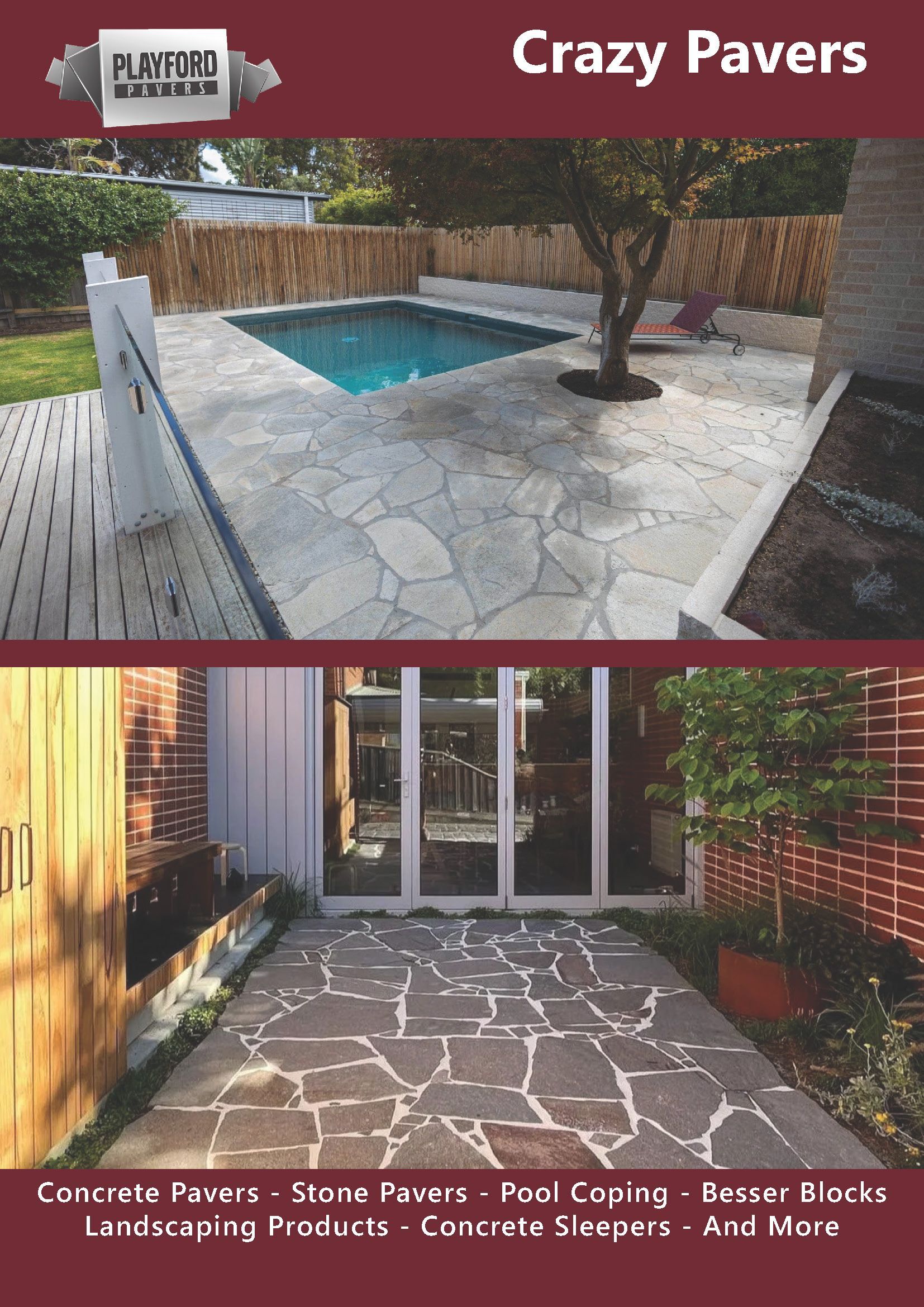 Crazy Pavers - Full Crazy Pavers List