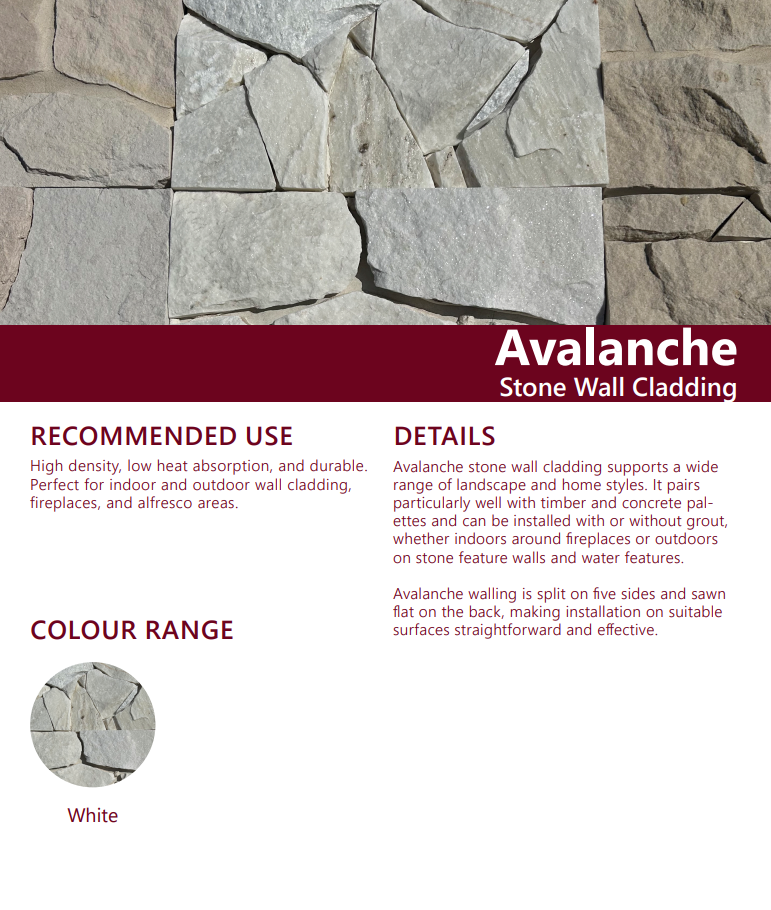Stone Wall Cladding - Avalanche