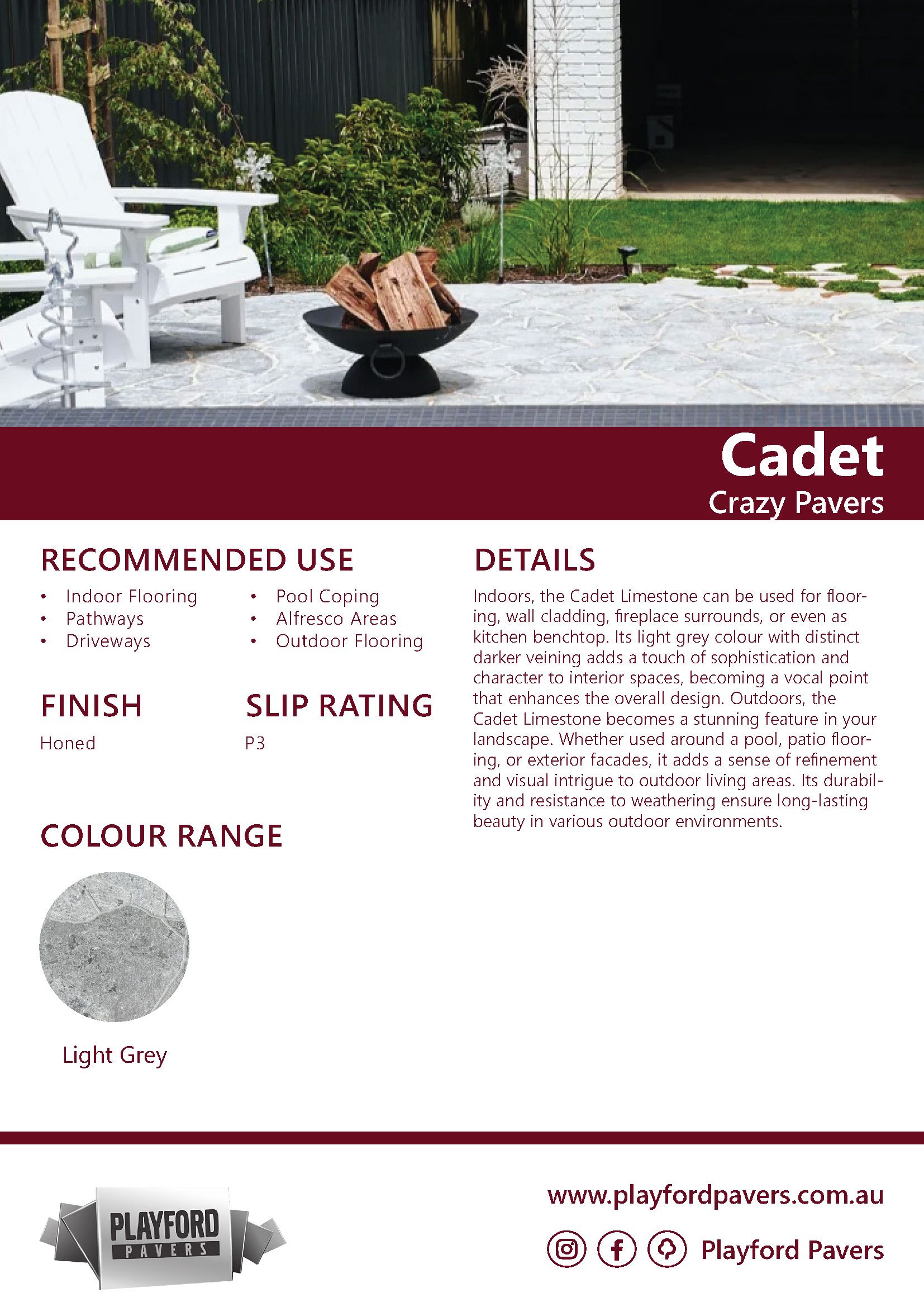 Crazy Pavers - Cadet