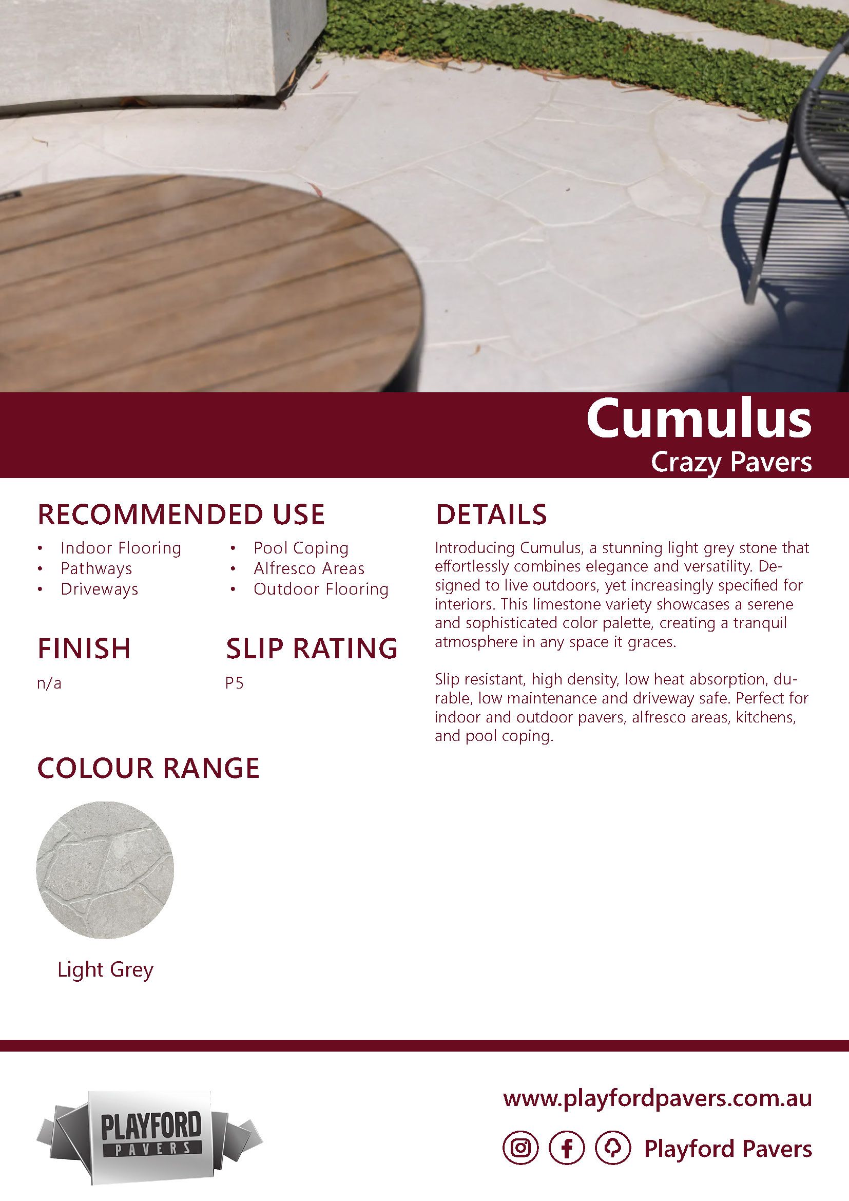 Crazy Pavers - Cumulus